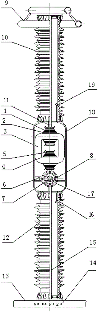 Two-core column voltage transformer