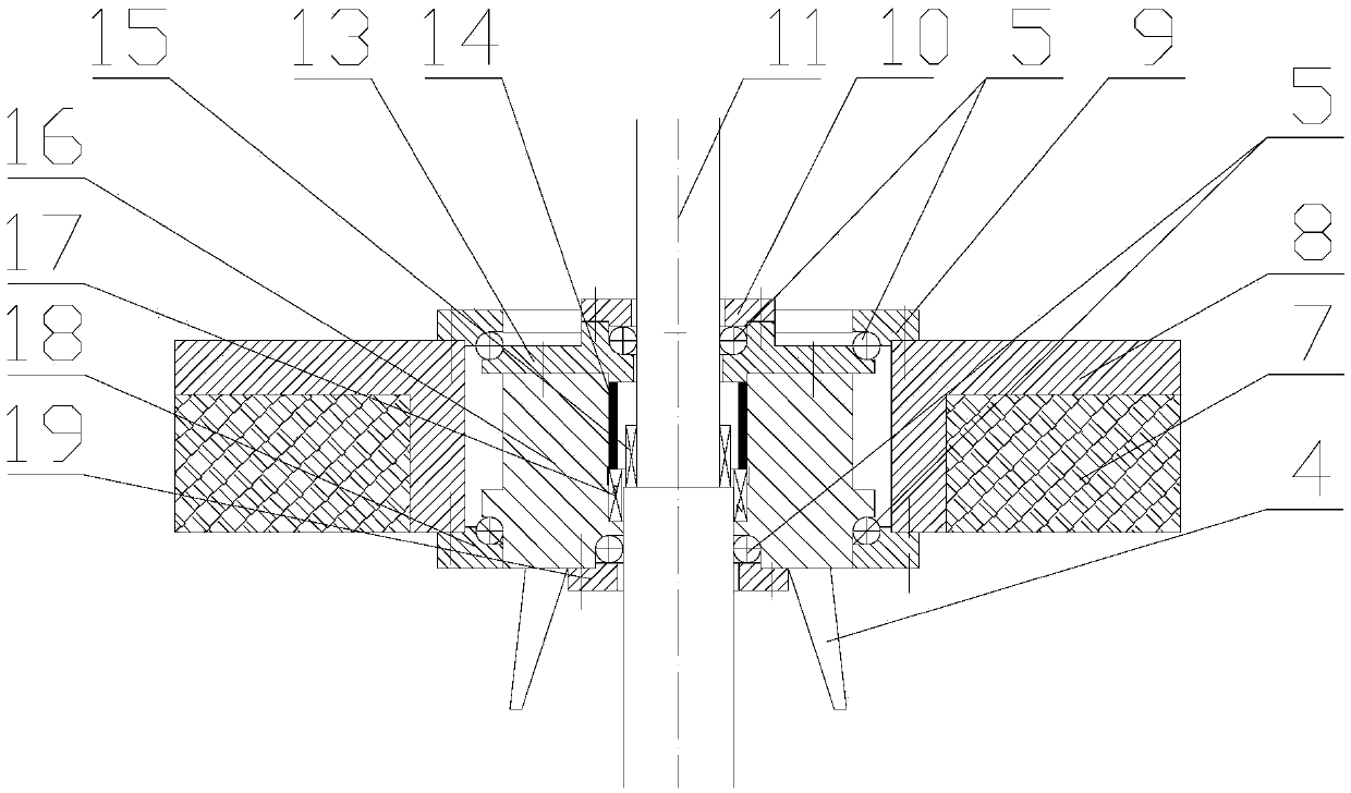 Generator set for comprehensive utilization of seawater surge energy and tidal flow energy