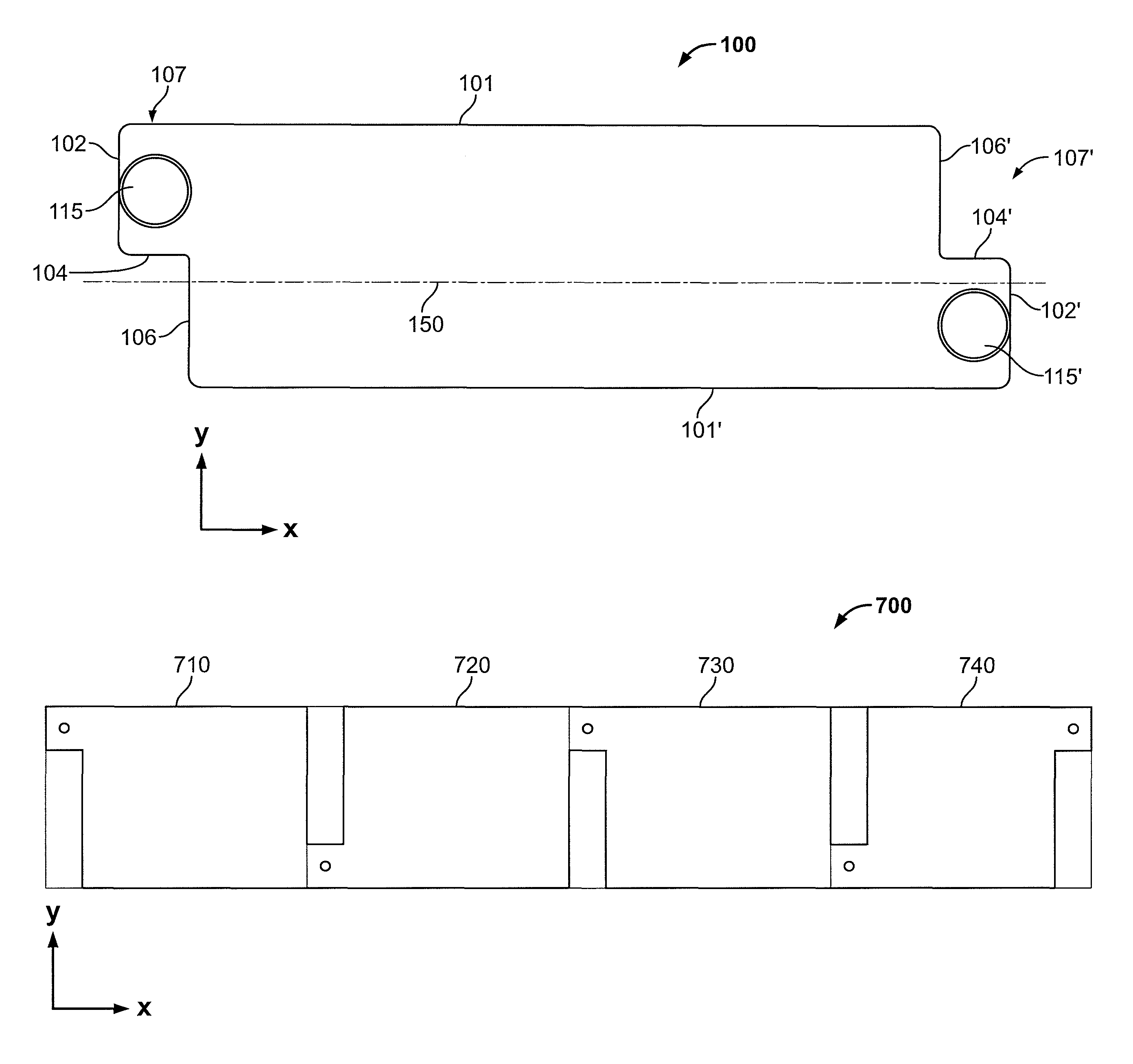 Mounting panel, system and method for high density fiber optic applications