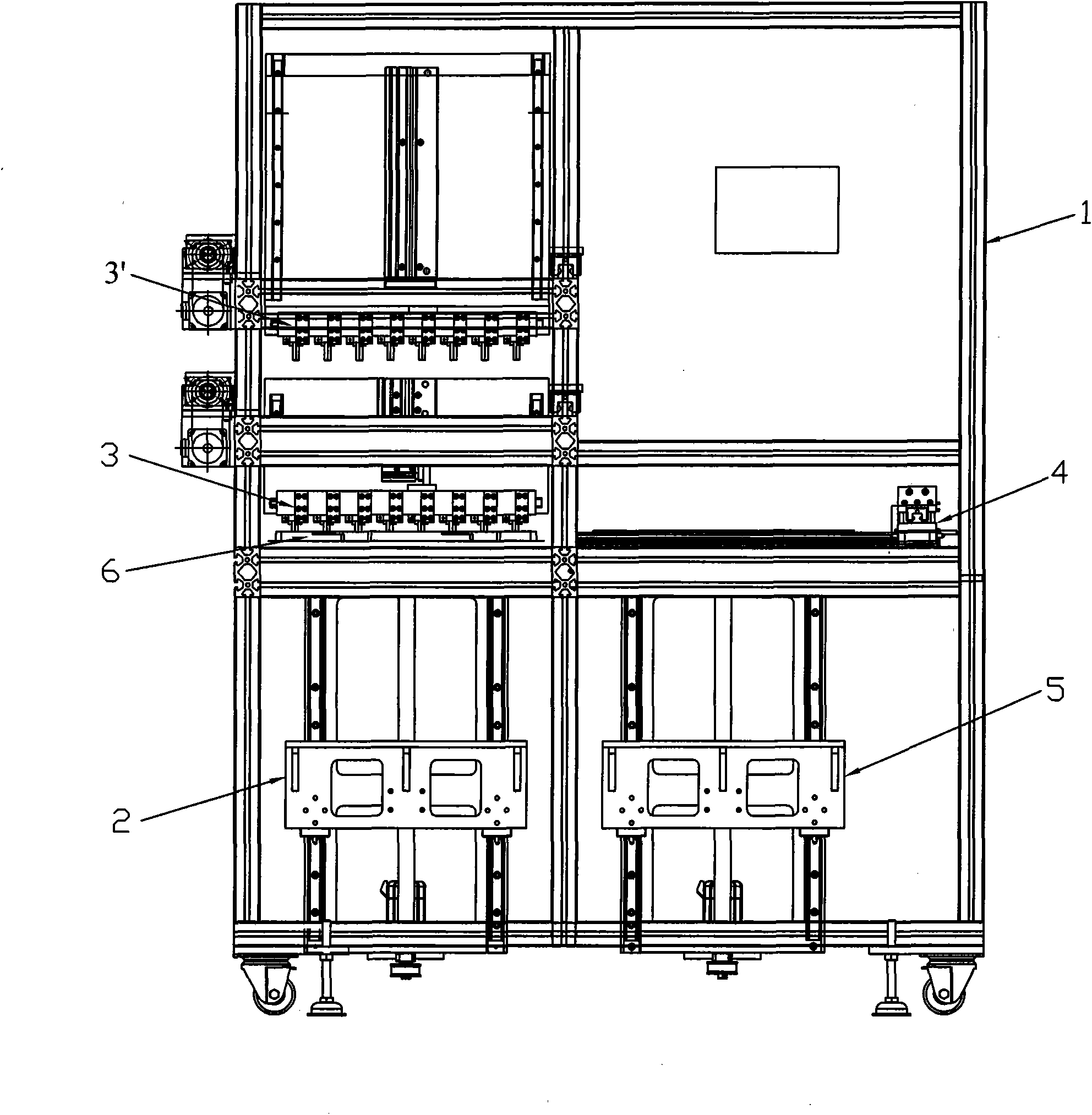 Automatic piece unloading device