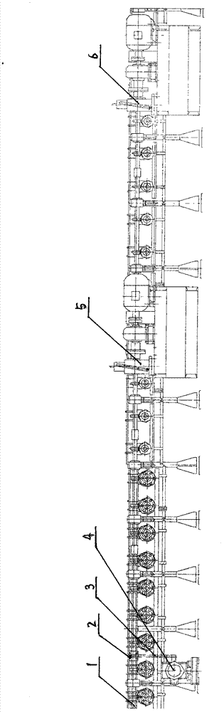 Method and device for changing annealing furnace transmission system on line