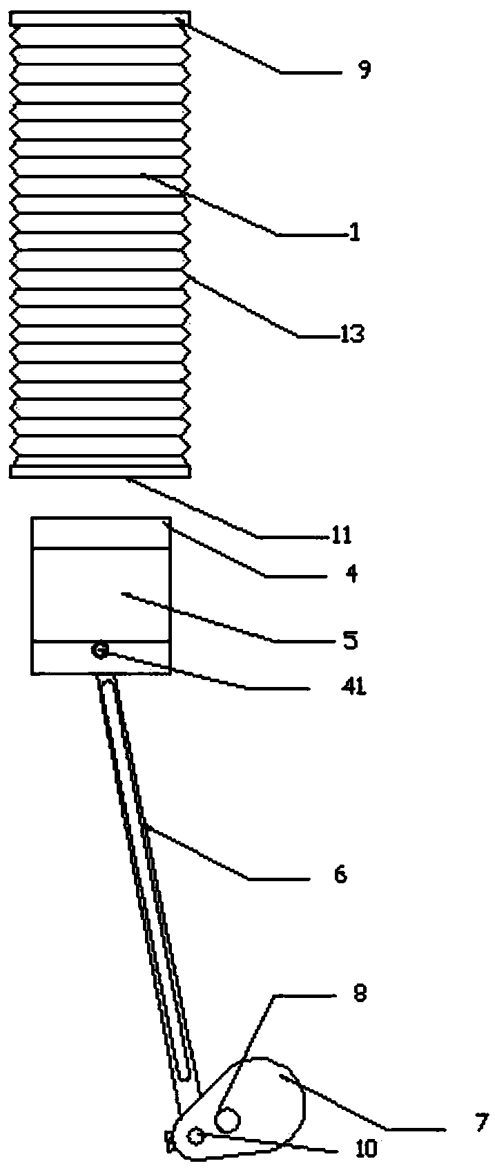Single-cylinder linear permanent magnet generator