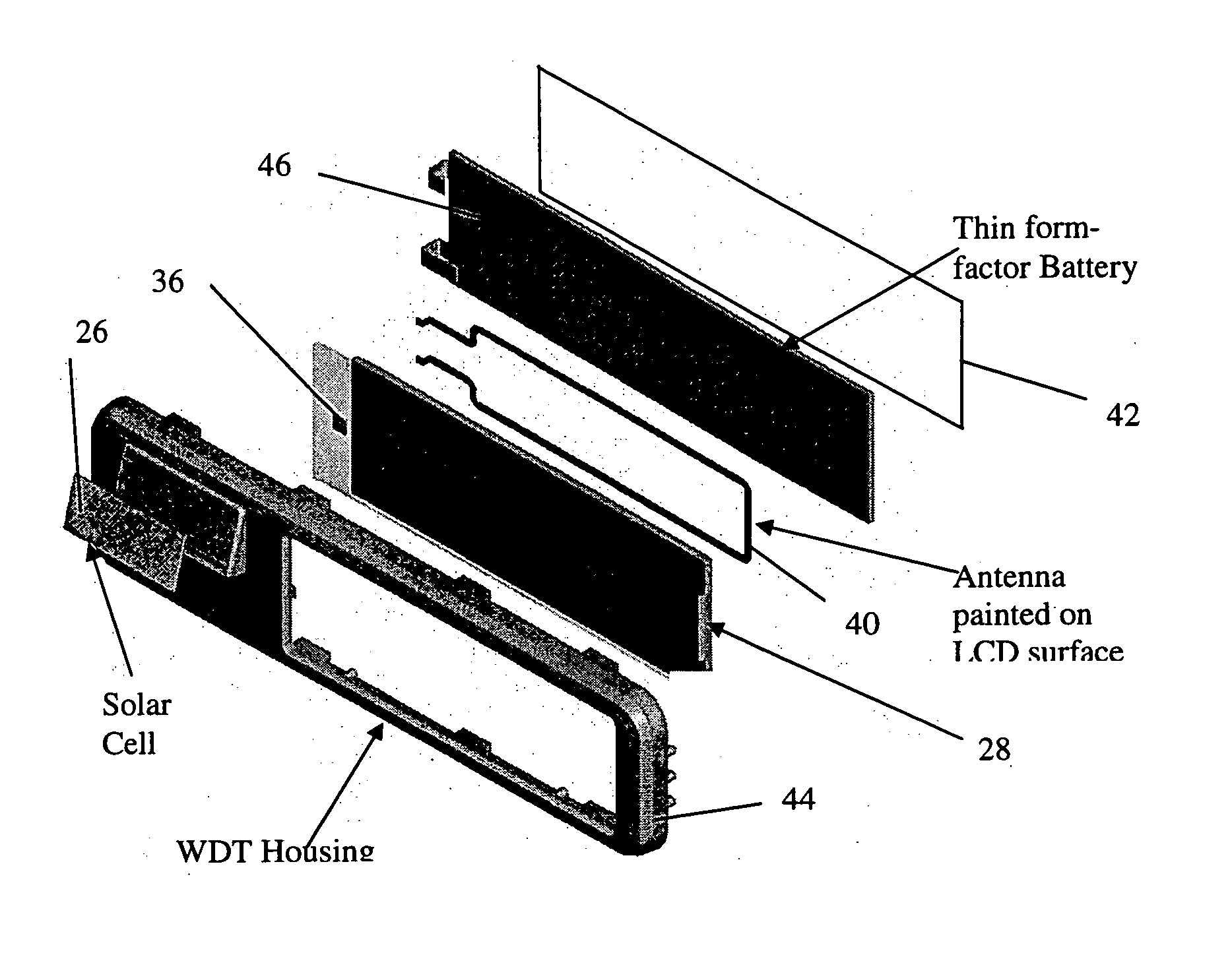 Wireless display terminal unit