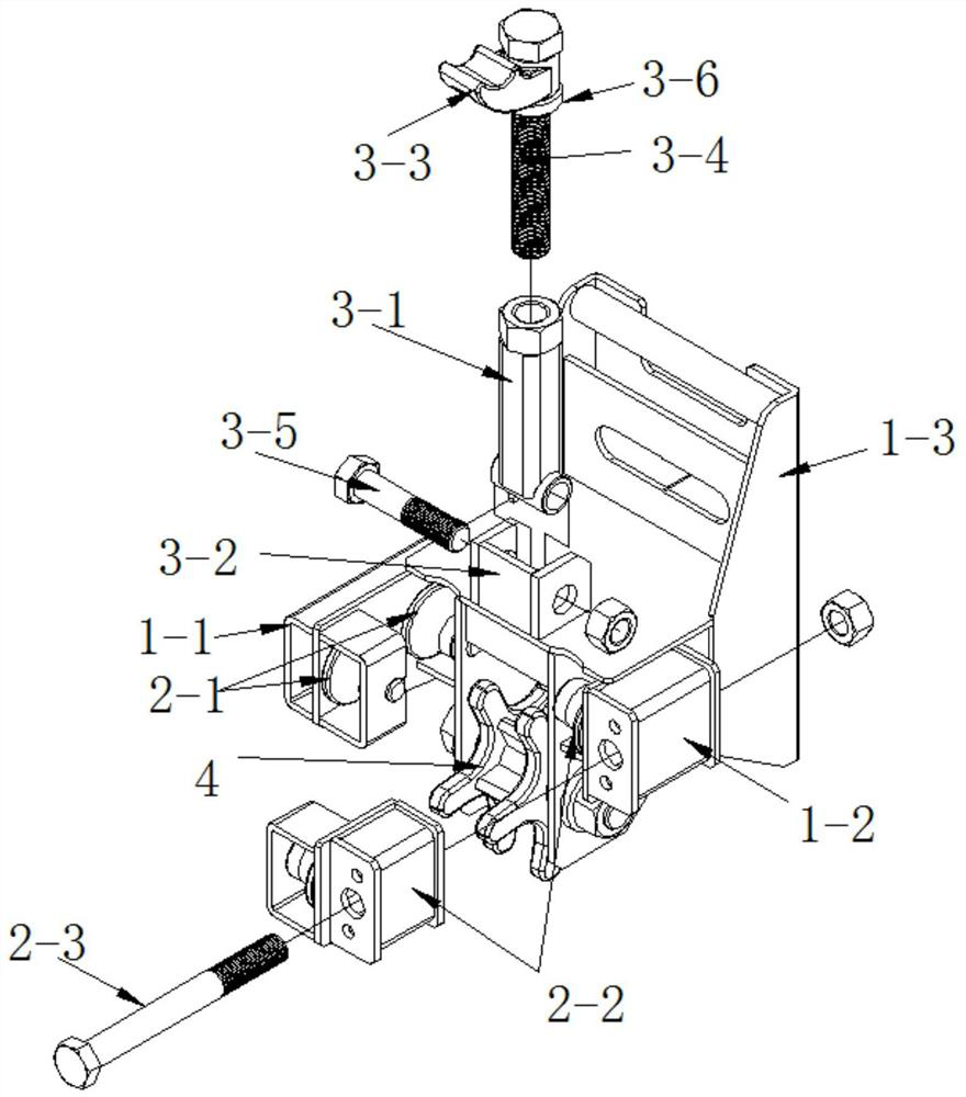 Wall-attached guide device capable of being quickly disassembled and assembled