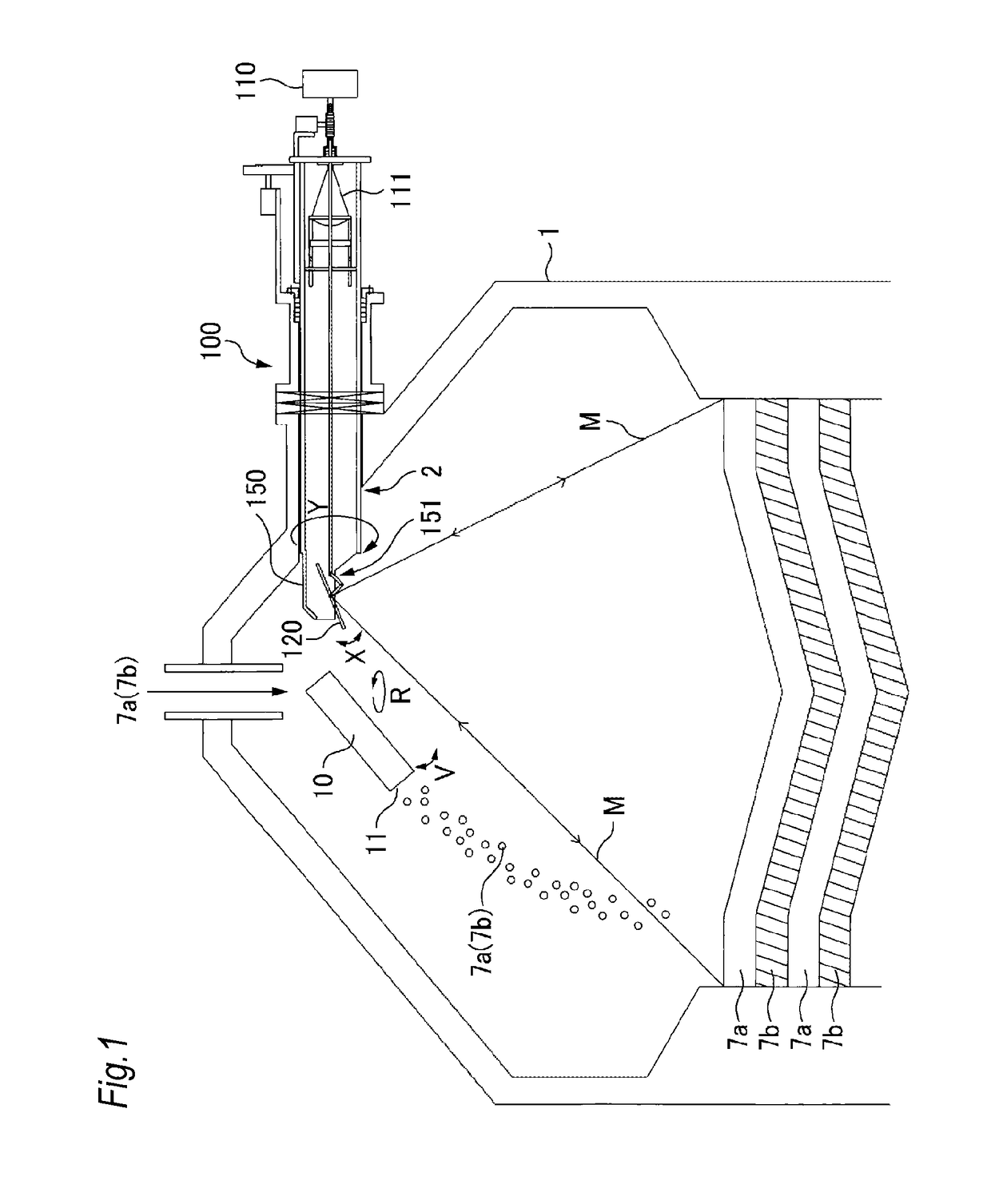 Surface detection apparatus of blast furnace burden and detection method