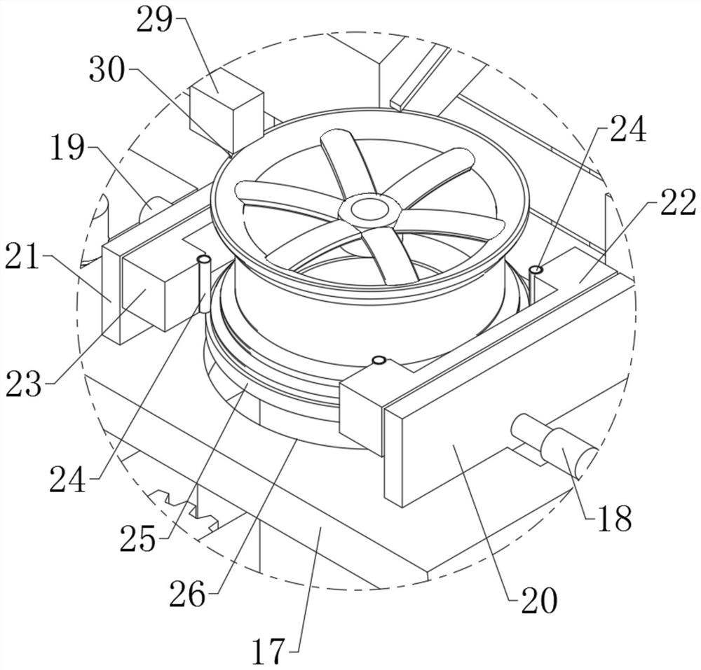 Device for detecting deformation of outer edge of hub blank
