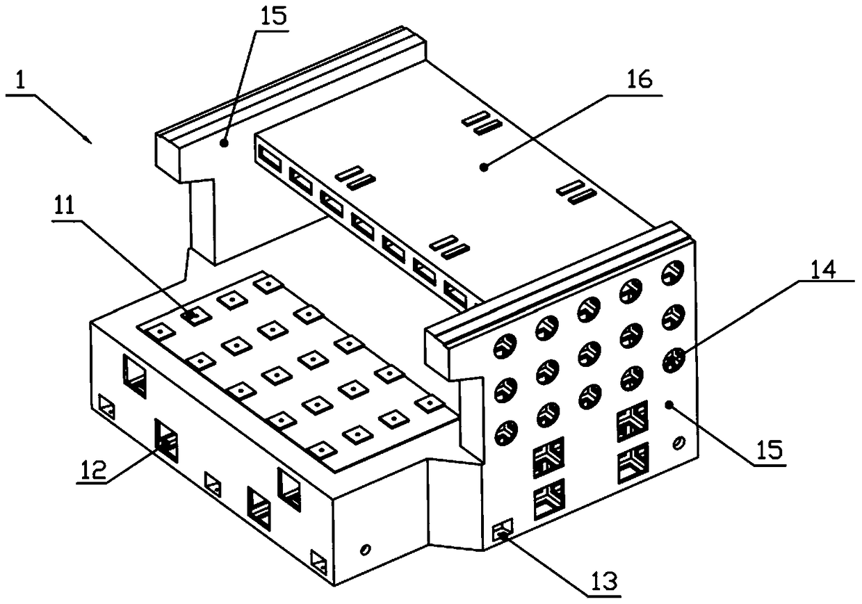 Bridge type EDM machine tool