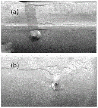 Preparation process for preventing surface impure crystal and recrystallization from formation of mono-crystal hollow turbine blade