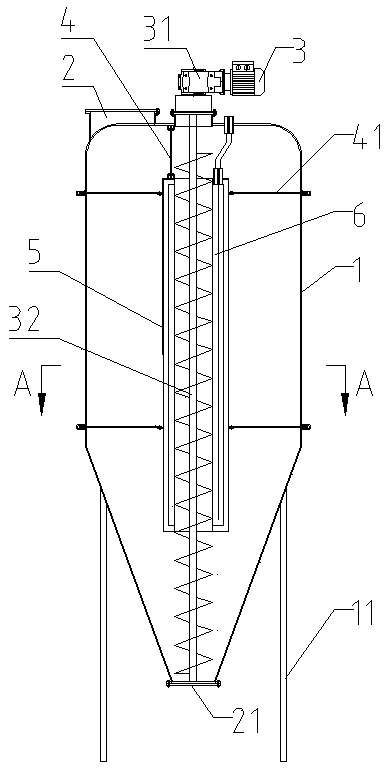 Cyclic heating fermentation tank