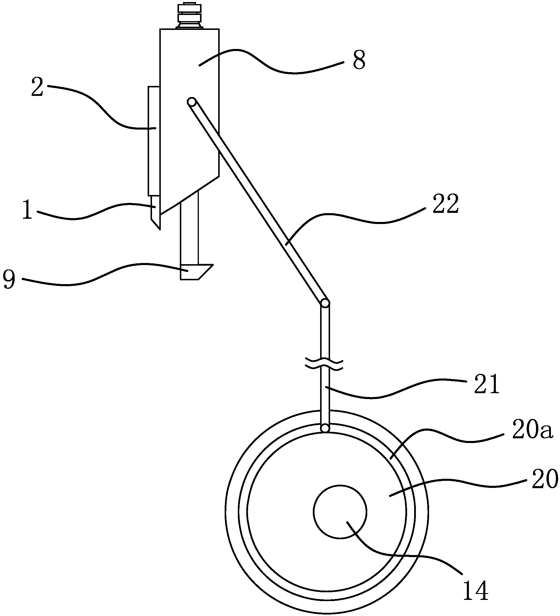Cutting mechanism of straw cutting machine