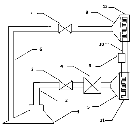 Heat recovery warming air intake and exhaust system