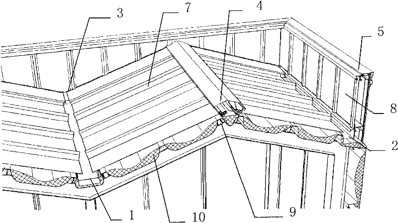 Overall rigid waterproof system of building