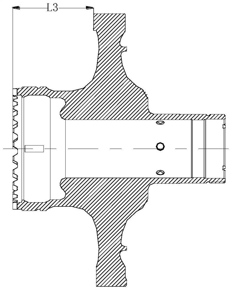 Flow guide disc installation method and installation device