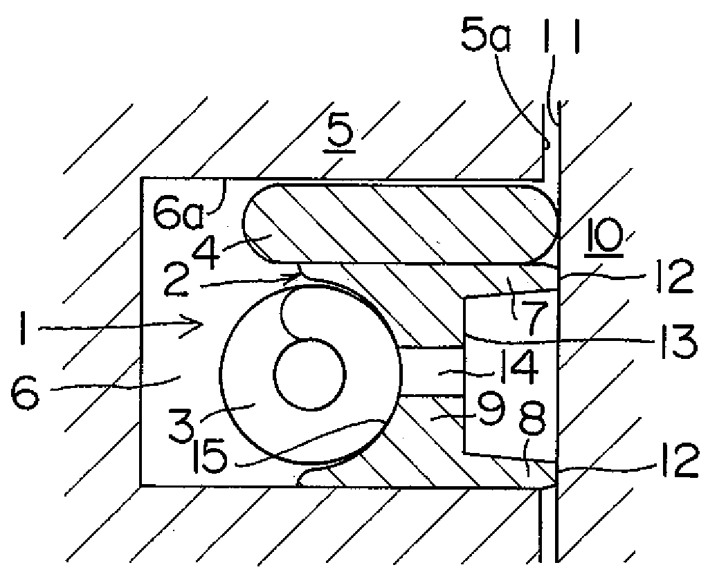 Combined oil ring