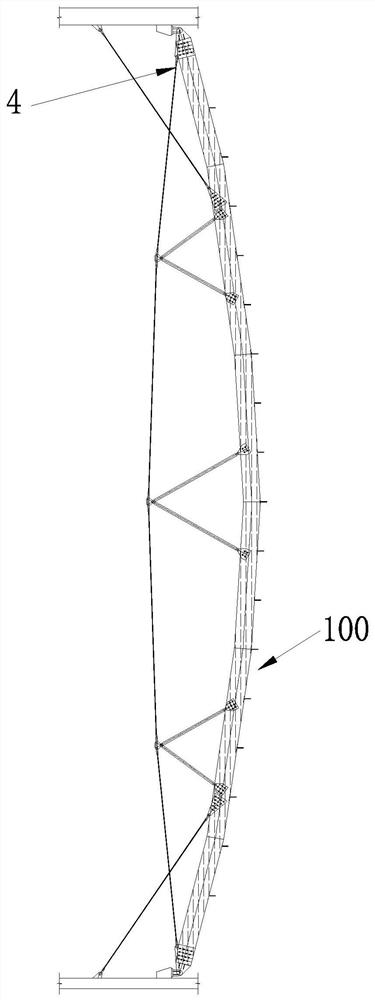 A construction method for fixing pot-type rubber bearing nodes of an assembled large-span wooden string beam structure