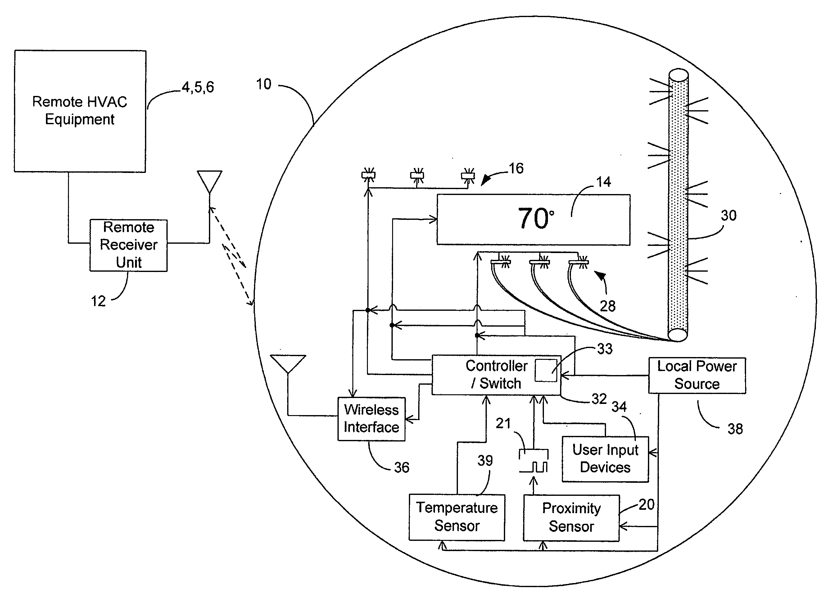 Management of a thermostat's power consumption