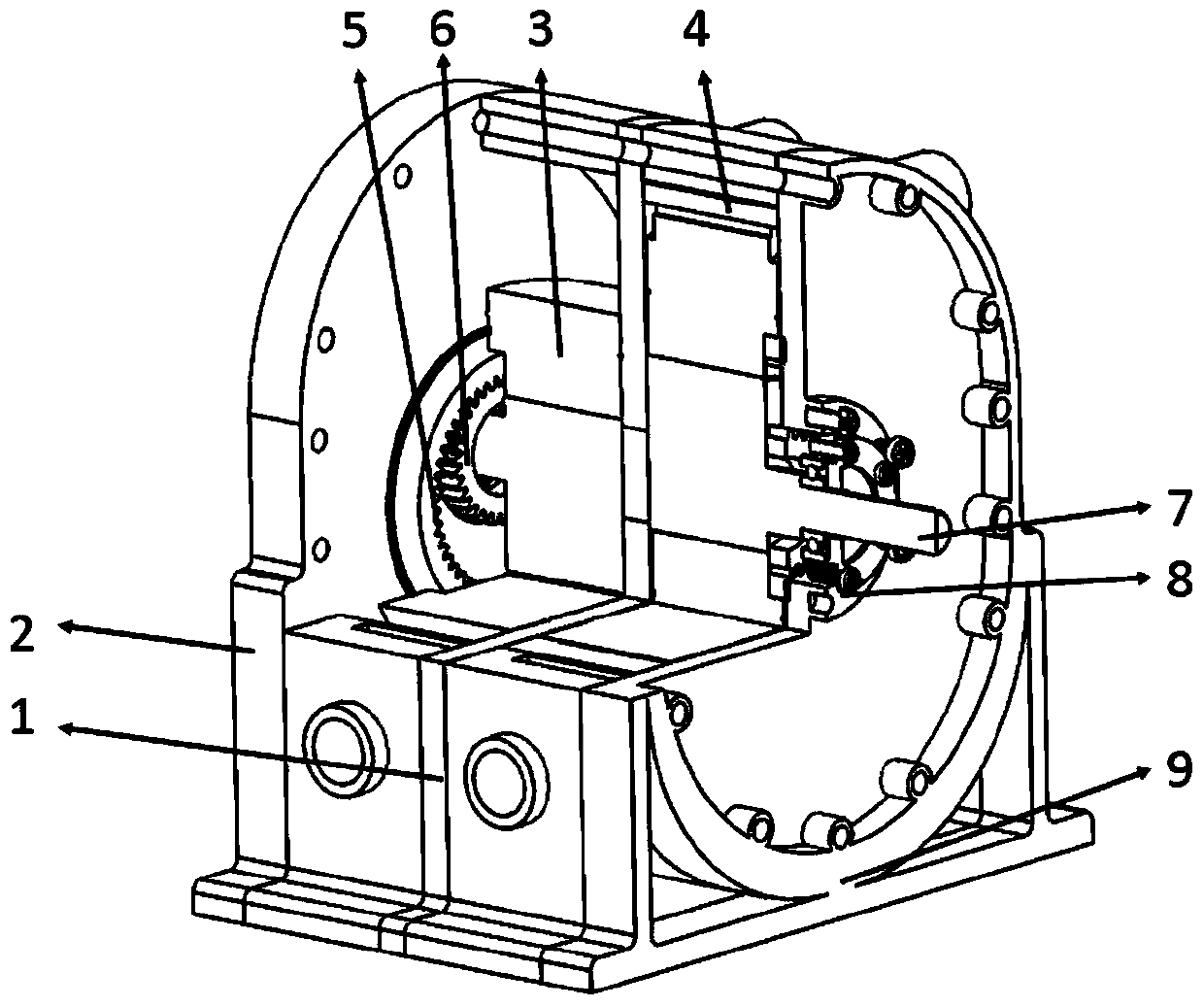 A double-cylinder eccentric rotary pump