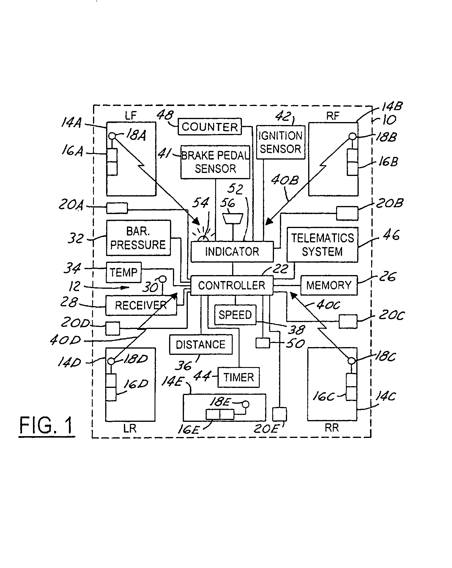 Method and system for mitigating false alarms in a tire pressure monitoring system for an automotive vehicle