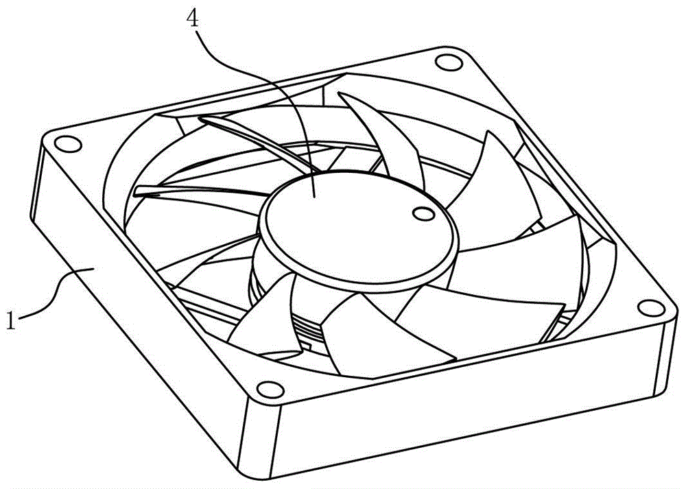Oil return structure for cooling fan