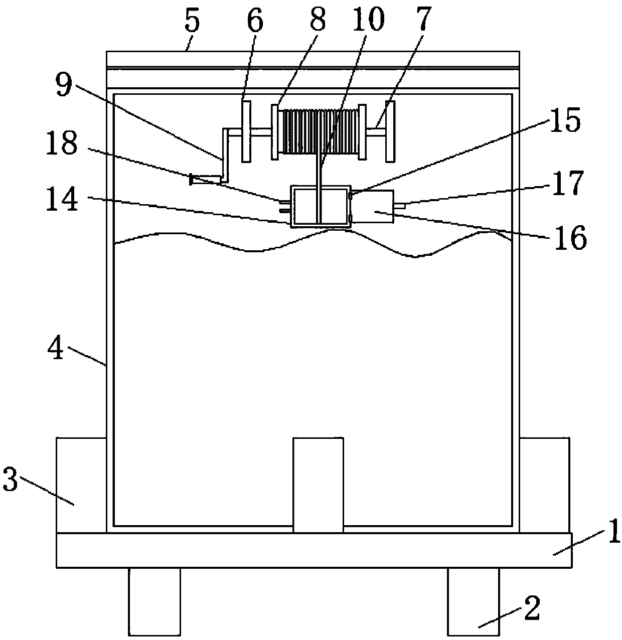 Oil storage tank facilitating sampling