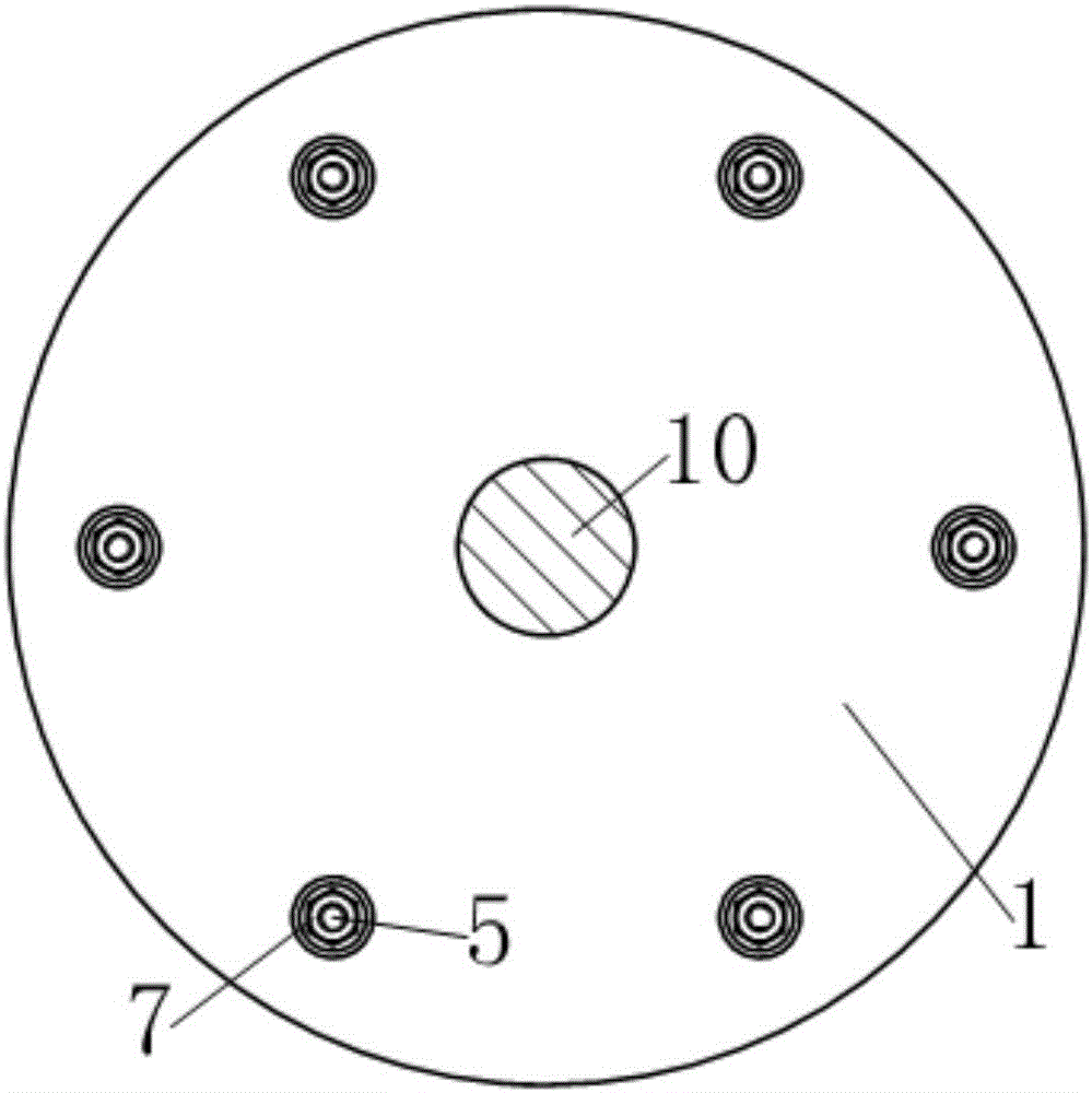 Pull rod guide type complex spring damper