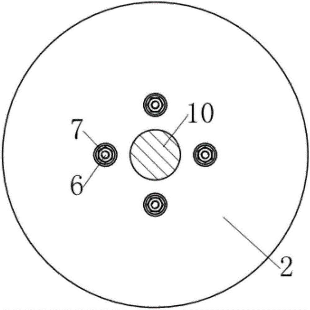 Pull rod guide type complex spring damper