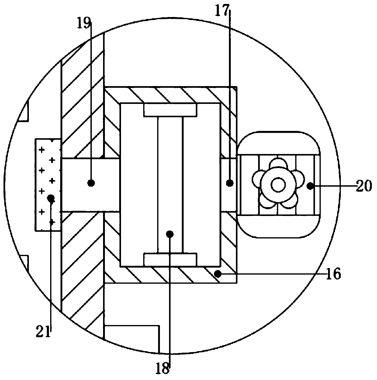 Drying device for SHA production