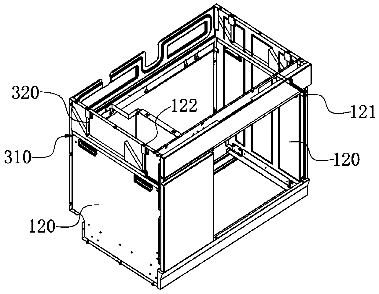 Under-counter sink assembly and integrated sink
