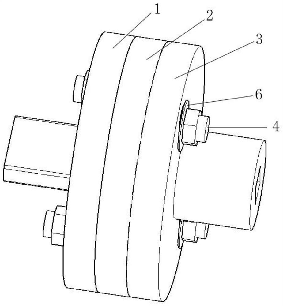 Connecting device with two non-concentric shafts