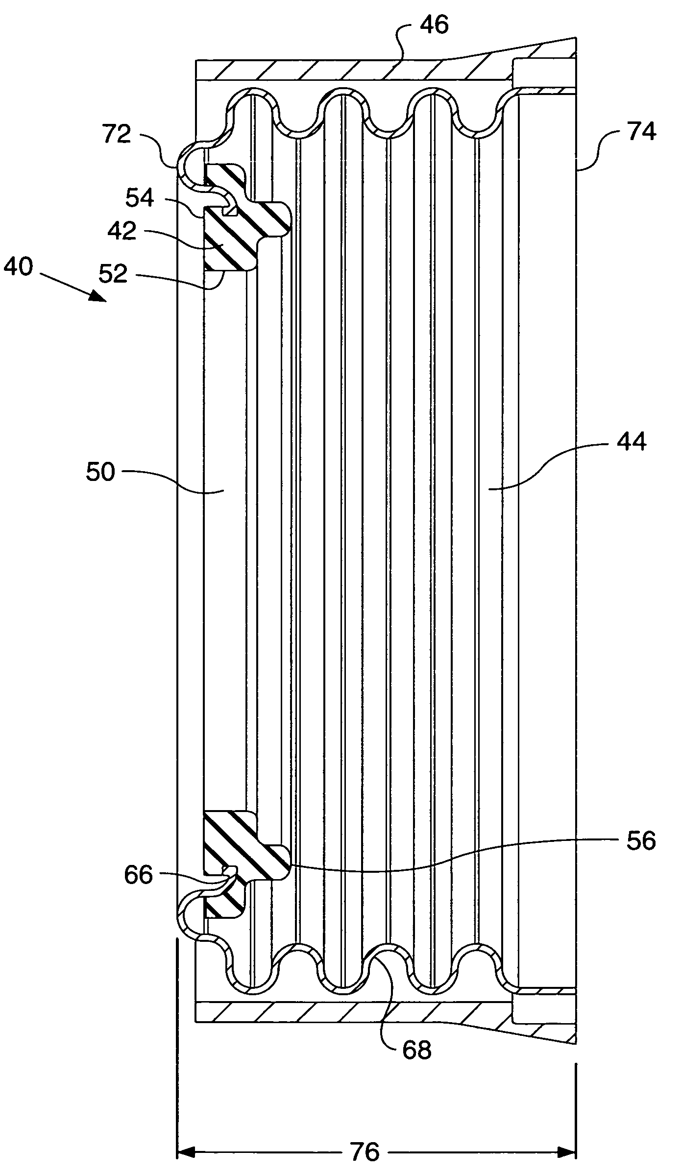 Sealing device for a turbocharger