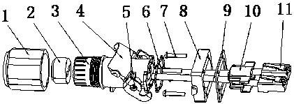 Network wire outgoing line sleeve