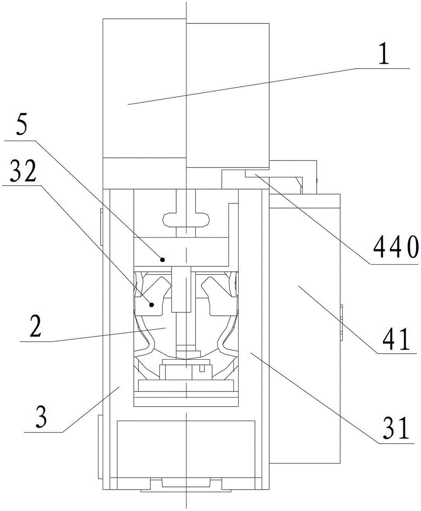 Fuse protector type disconnecting switch carried with signaling device in hanging mode