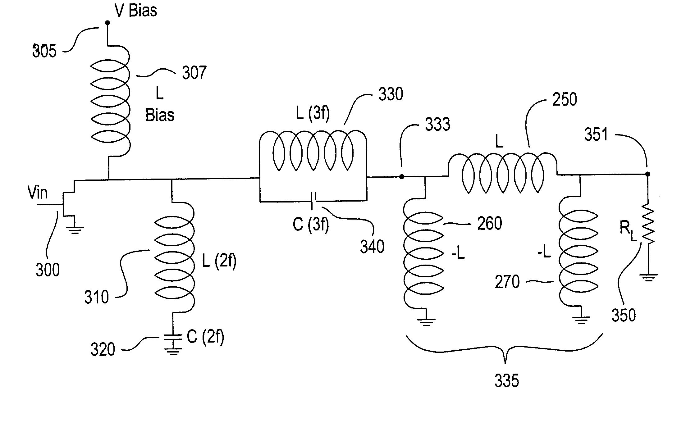 Switched-mode power amplifier using lumped element impedance inverter for parallel combining