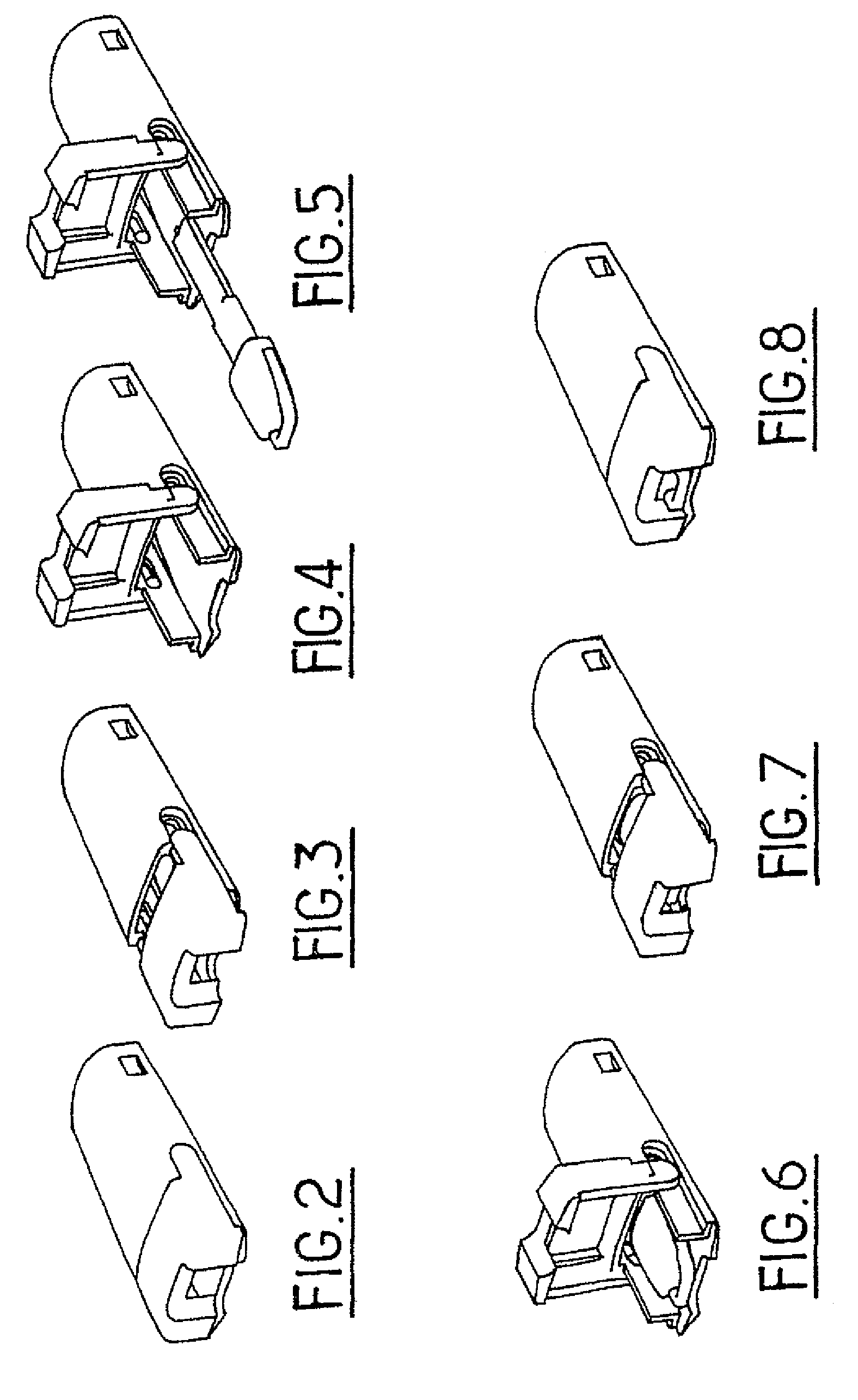 Device for positioning and holding an emergency key