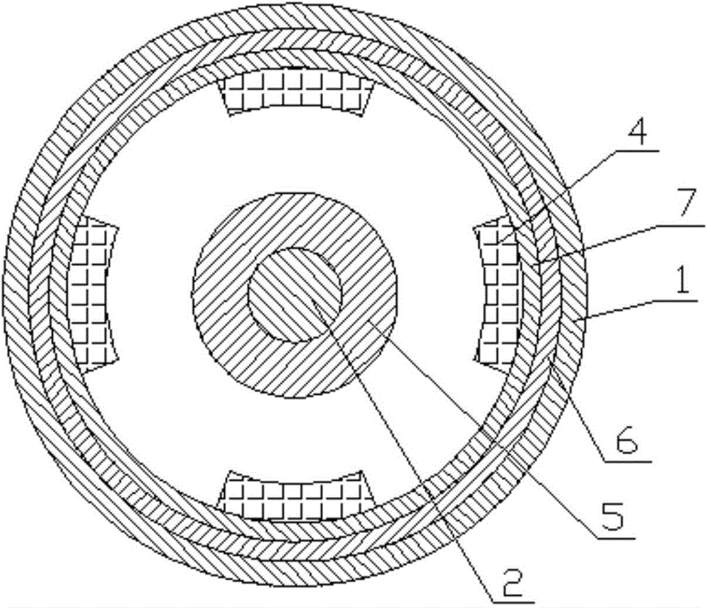 Drying barrel structure for spinning