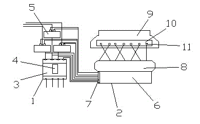 Two-phase four-wire power saving system