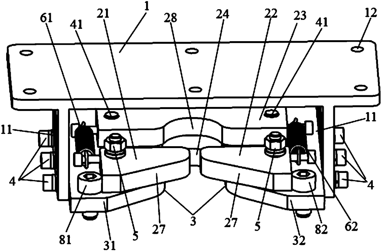 AGV traction skip car hook device