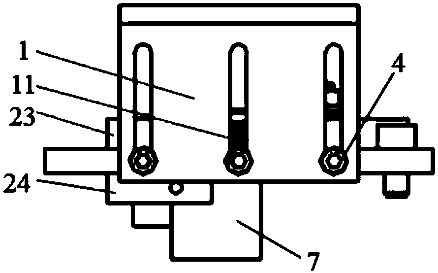 AGV traction skip car hook device