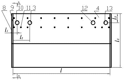 Blade device for static oiling machine