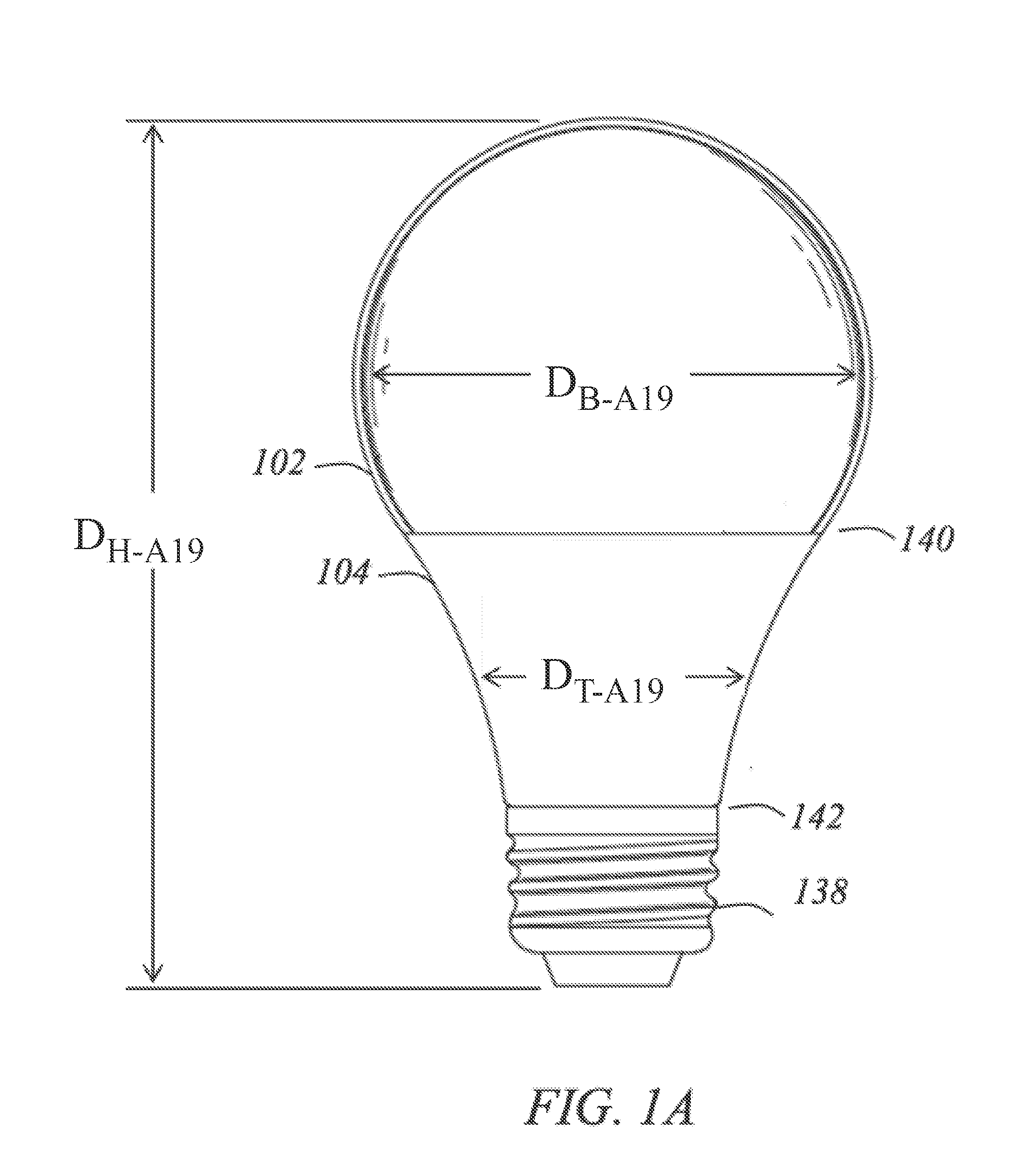 High frequency induction RF fluorescent lamp with burst-mode dimming