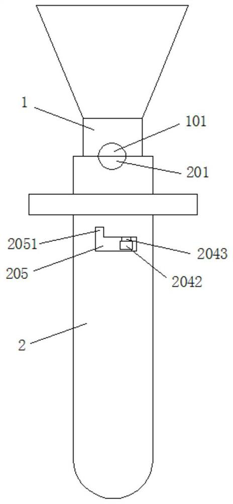 Sampling device for primary clinical medical examination