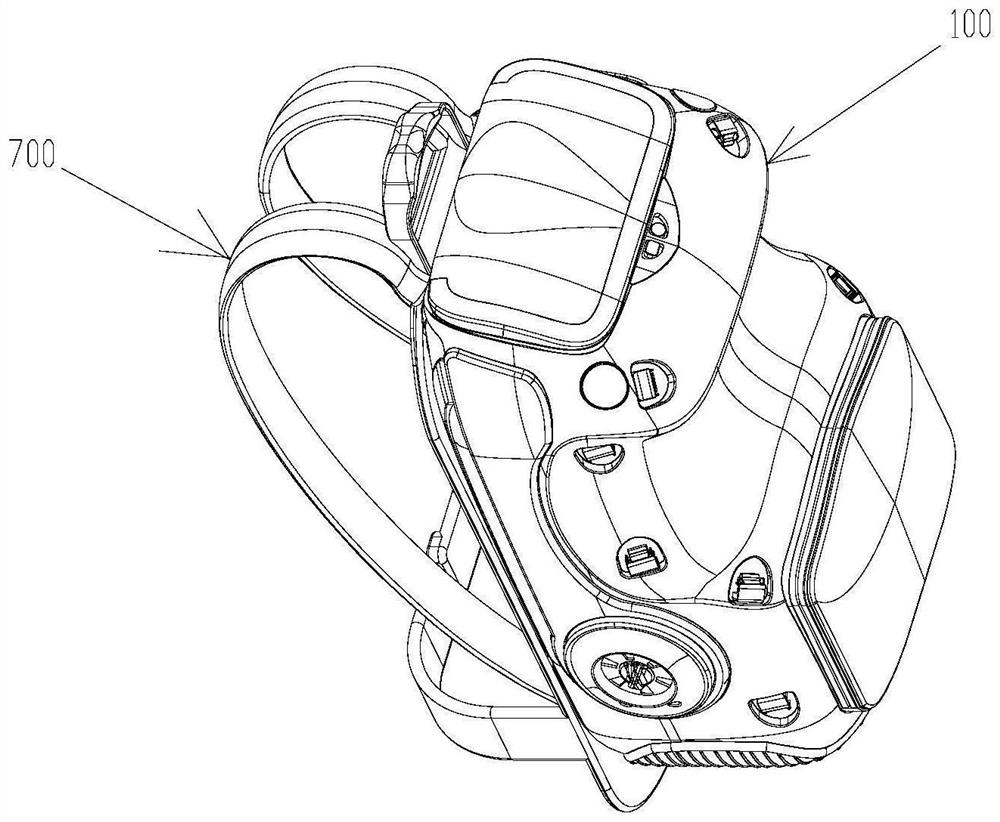 Backpack type power supply