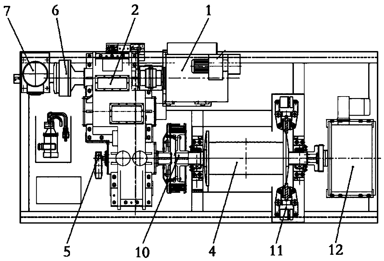 A high-efficiency compound braking mode AC variable frequency winch and its lowering control method