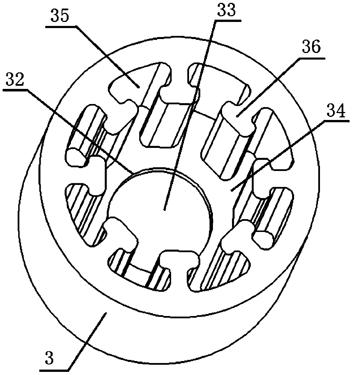 Radial carbon commutator and method of manufacturing the same