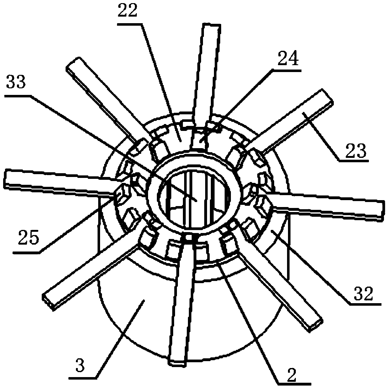 Radial carbon commutator and method of manufacturing the same