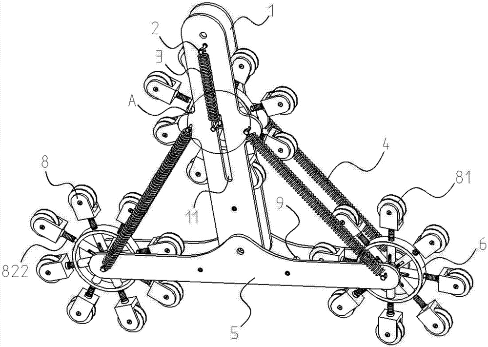 Curvature-adaptive pulley block