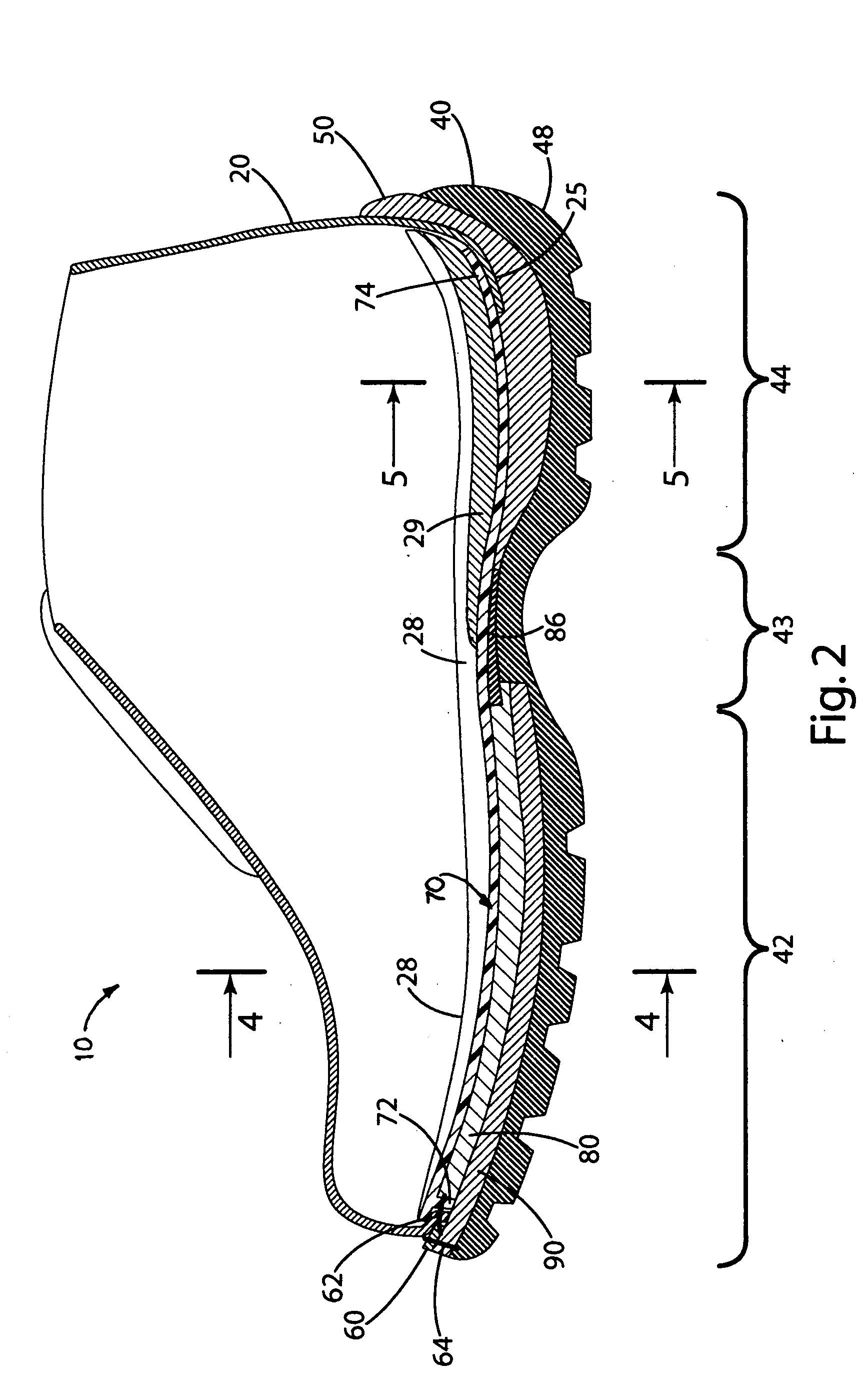 Articulated welt footwear construction and related method of manufacture