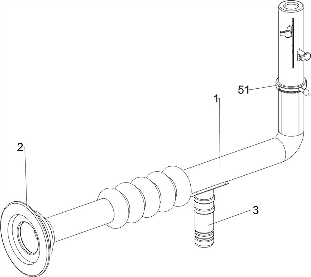 Lung function rehabilitation training device for patient