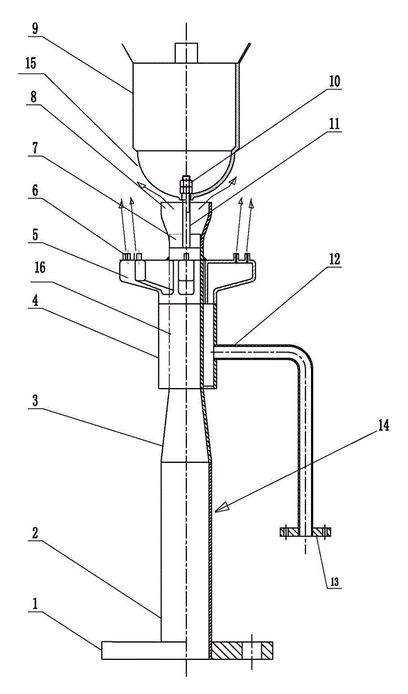 Ultra-low pressure flare gas burning device