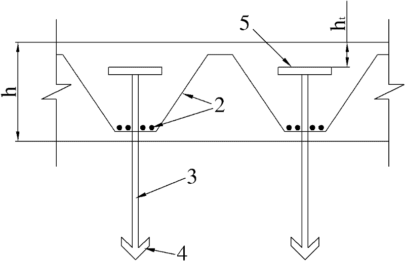 Structure method for expansion joint of cement concrete pavement